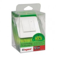 Logo Ecovariateur toutes charges 2 fils prog mosaic - livr� complet blanc 048870