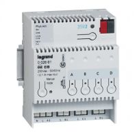 Logo Contr�leur modulaire bus/knx - on/off - 4 sorties 8 a - 4 mod 002661