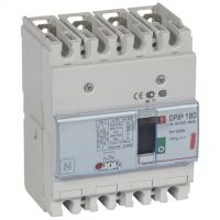 Logo Disj puissance dpx 160 - magnto-thermique - 36 ka - 4p - 100 a 420095