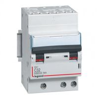 Logo Disjoncteur dx� 4500 - auto/vis - 3p - 400 v~ - 32a - 6ka - courbe c - 1 mod 406904