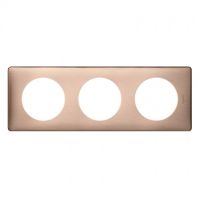Logo Plaque c�liane - m�tal - 3 postes - copper 068993