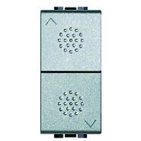 Logo Double-poussoir interbloqu livinglight pour vr 16 a 250 v~ - tech - 1 module 4037