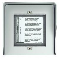 Logo Bo�tier mural sfera new - 1 module - allmetal 350611