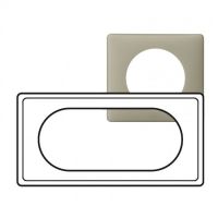 Logo Plaque cliane - poudr - 4/5 modules - argile 066715