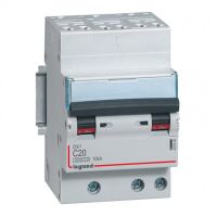 Logo Disj dx� 6000 -auto/vis- 3p- 400v~-20a-10ka-courbec-peigne hx� opti 4p - 3m 407846