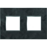 Logo Plaque espace evolution - mati�res - 2 postes - cuir 64702