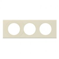 Logo Plaque c�liane - mati�res - 3 postes - cuir perle couture 069433