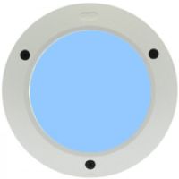 Logo Luminaire kalank rond alu antivandale taille 1 blanc led bleue / 1w 730175