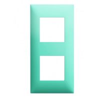 Logo Plaque espace evolution - dcors - 2 postes - turquoise 64422