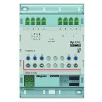 Logo Actionneur 3 relais indpendants + 2 sorties 0-10 v myhome bus - 4 modules 430310