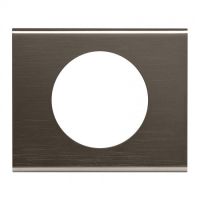 Logo Plaque cliane - matires - 1 poste - black nickel 069031