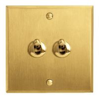 Logo Art d'arnould - mmoire - double poussoir levier 6 a - or bross 67212