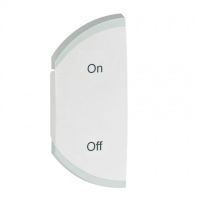 Logo Enjoliveur cliane bus - on/off - simple gauche - blanc 068280