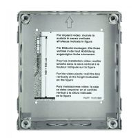 Logo Botier  encastrer anti-arrachement sfera robur - 1 module 350110