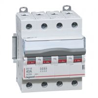 Logo Inter-sectionneur de tte dx-is - vis/vis - 4p - 400 v~ - 40 a - 4 m 406480