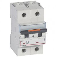Logo Disj dx-vis/vis-2p-230/400v~-32a-25ka-courbe d - 3m 409823