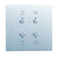 Logo Commande diffusion sonore art d'arnould epure myhome bus - acier bross 67485