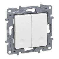Logo Commande double on/off pour lumire nilo sans fil myhome play - pur 665106