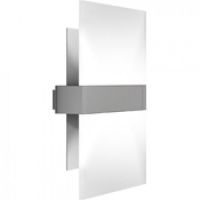 Logo Wallwasher borneo horizon gris argent deux diffuseurs led blanches 6300k 498045