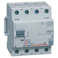 Logo Inter diff dx-id - vis/vis - 4p- 400v~- 40a - type b - 300ma - dpart bas - 4m 411848