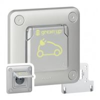 Logo Prise green'up access - 3,2 kva - mode 2 - ip55 - ik10 - fixation encastré 077897