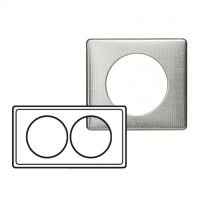 Logo Plaque cliane - mtal - 2 postes pour rnovation - alu snake 068728
