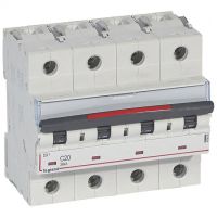 Logo Disj magnto-therm dx - 4p - 20 a - 36 ka - courbe c - 6m 410035