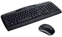 Logo Logitech desktop set mk330, kabellos, schwarz 18003660