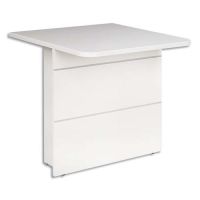 Logo Banque intermdiaire gris sunday - l80 x h74 x p80 cm - gautier  210702