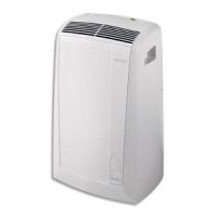Logo Delonghi climatiseur mobile blanc pac n77 2400w ventilateur dshumidificateur, gaz r290 l44,9xh75xp39,5cm 368753