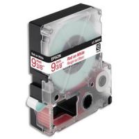 Logo Epson ruban pour labelworks- lk-3wrn rouge/blanc 9mmx9m c53s653008 535961