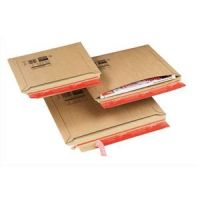 Logo Colompac pochette d'expdition ouverture latral brun b4, 36 x 25 cm, hauteur jusque 5 cm 227843