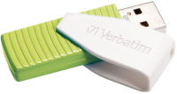 Logo Verbatim cl usb 2.0 swivel 32go verte 49815 226820
