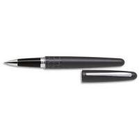 Logo Pilot stylo roller mrdile noir, pointe moyenne, encre noire, livr avec un crin 318638