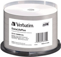 Logo Verbatim tour de 50 cdr imprimable, 52x 43745 712782