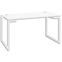 Logo Bureau droit sunday avec 2 passe-cbles - l140 x h73 x p80 cm - gautier  315182
