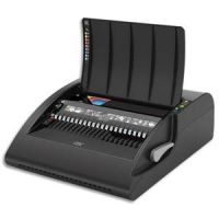 Logo Gbc perforelieur lectrique peignes plastiques c210e, perfore 20 feuilles, relie 500 pages 4401926eu 317019