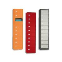 Logo Mt international colonne  clapets 10 cases graphite gris, monobloc tle galvanise l43 x h198 x p31,5 cm 403277