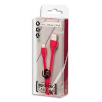 Logo Trust cble lightning 1 mtre rouge 20129 100% compatible apple 701012