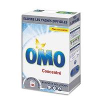 Logo Omo baril 7,7kg lessive en poudre concentre pour toutes machines et types de linges 110 lavages 701247