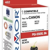 Logo Armor cartouche compatible jet d'encre noir canon pgi-550xl k12623 706045