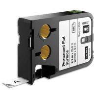 Logo Dymo etiquette brillante xtl(tm) pour surfaces plates permanentes 12 mmx9,1m noir/blanc 1868737 704560