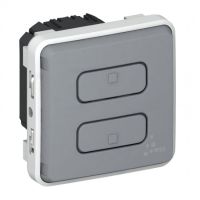 Logo Interrupteur rcepteur 1 circuit 2500 w plexo myhome play - avec neutre 069503