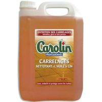 Logo Carolin bidon de 5 litres nettoyant pour sols : tomette, grs et sols poreux l'huile de pin sans rin 701480