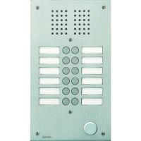 Logo Platine de rue srie 100 audio - faade inox 2,5 mm - 12 appels 308112