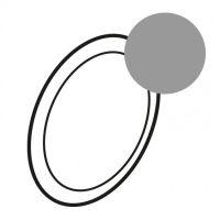 Logo Enjoliveur cliane - lampe dbrochable autonome - titane 068368