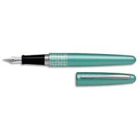Logo Pilot stylo plume mr retrop pop turquoise mtallique 143550