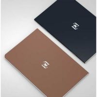 Logo Oxford lot de 2 carnets pocketnotes agraf 9x14cm 48 lign 6mm. carnets chocolat et noir 275482