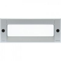 Logo Luminaire kalank rectangle taille 1 gris argent 2g7 / 7w 540175