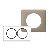 Logo Plaque cliane - poudr - 2 postes pour rnovation - grs 066728